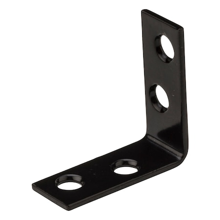 National Hardware National Hardware 1.5 in. H X 0.625 in. W X 0.08 in. D Black Steel Inside Corner Brace N266-480